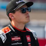 Oct 31, 2025; Avondale, Arizona, USA; NASCAR Truck Series driver Corey Heim (11) during the NASCAR Truck Series Championship race at Phoenix Raceway.