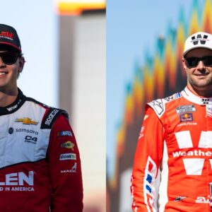 Jesse Love (L) and Shane van Gisbergen (R)