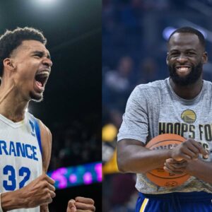 Victor Wembanyama (L), Draymond Green (R)