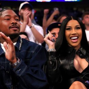 Stefon Diggs with Cardi B