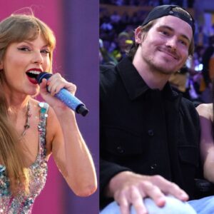 Taylor Swift, Justin Herbert with Madison Beer