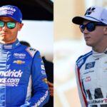 Kyle Larson (L) and Connor Zilisch (R)