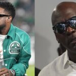 Kevin Hart (L), Michael Jordan (R)