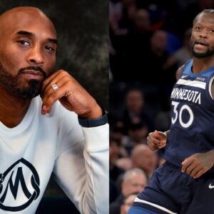 Kobe Bryant (L), Julius Randle (R)