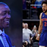 Isiah Thomas (L), Cade Cunningham (R)