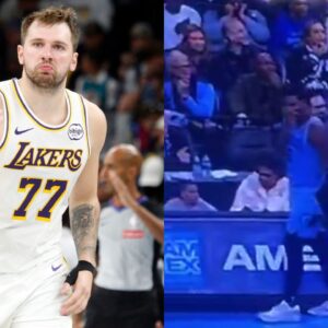 Luka Doncic(L) and Jaren Jackson Jr(R)