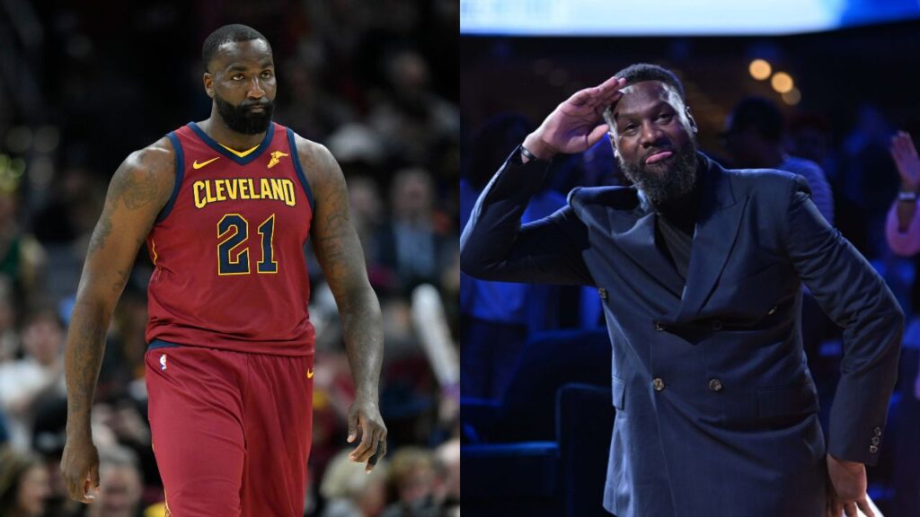 Kendrick Perkins and Tony Allen