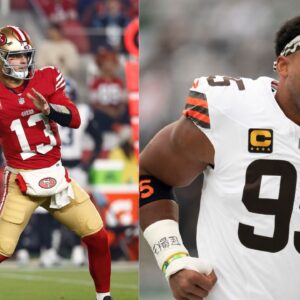 Brock Purdy and Myles Garrett