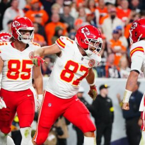 Travis Kelce and Patrick Mahomes