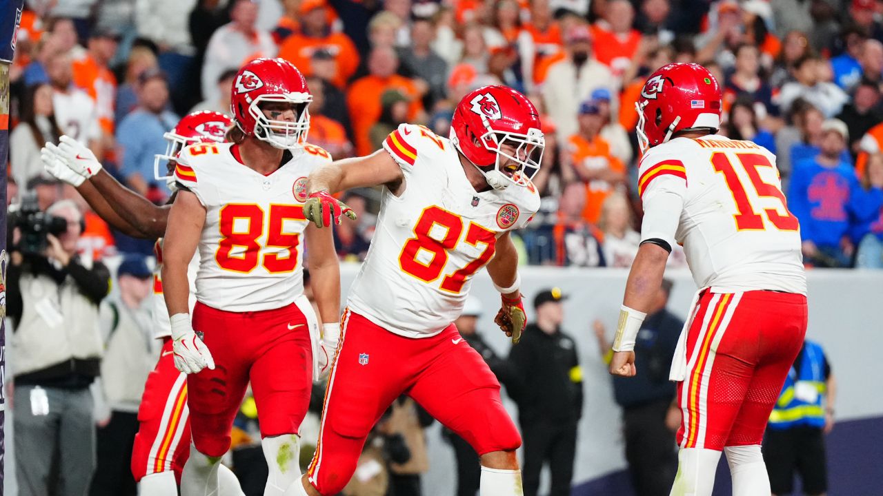 Travis Kelce and Patrick Mahomes