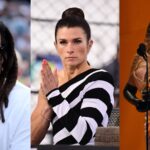 Jay Z (Left), Danica Patrick (Center), Beyonce (R)