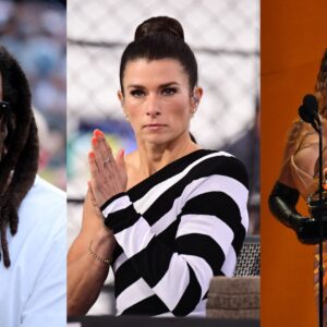 Jay Z (Left), Danica Patrick (Center), Beyonce (R)