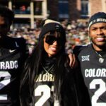 Shilo Sanders with Shedeur and mom Pilar Sanders