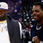 LeBron James (L) and Paul Pierce (R)