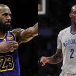 LeBron James (L) and Kevin Garnet (R)