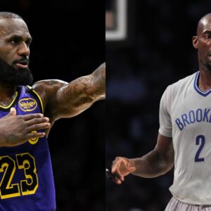 LeBron James (L) and Kevin Garnet (R)