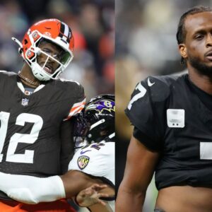 Shedeur Sanders and Geno Smith