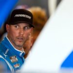 Oct 31, 2025; Avondale, Arizona, USA; NASCAR Cup Series driver Denny Hamlin (11) during practice for the NASCAR Championship race at Phoenix Raceway.