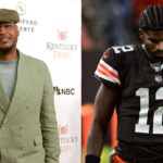 Carmelo Anthony (L), Shedeur Sanders (R)