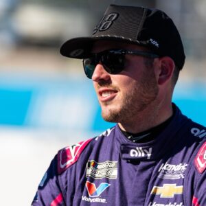 Nov 1, 2025; Avondale, Arizona, USA; NASCAR Cup Series driver Alex Bowman (48) during qualifying for the NASCAR Championship race at Phoenix Raceway.