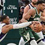 Russell Westbrook and Giannis Antetokounmpo