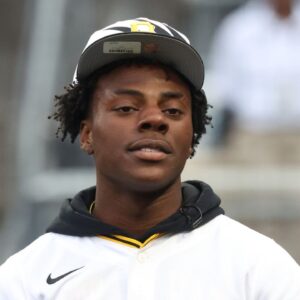 ocial media influencer iShowSpeed in attendance before the Pittsburgh Pirates host the Milwaukee Brewers at PNC Park.