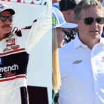 Dale Earnhardt Sr. (L) and Jeff Gordon (R)