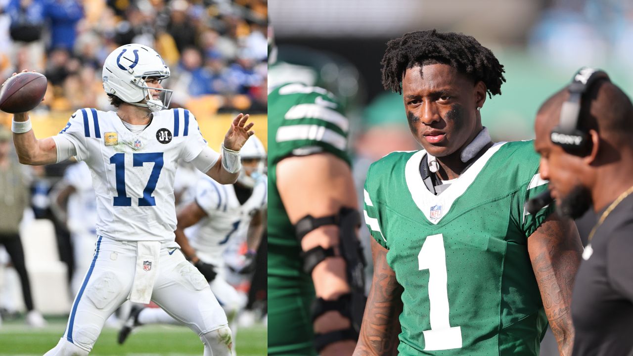 Sauce Gardner and Daniel Jones