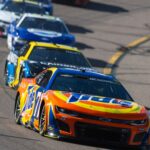 Nov 2, 2025; Avondale, Arizona, USA; NASCAR Cup Series driver Michael McDowell (71) during the NASCAR Championship race at Phoenix Raceway.