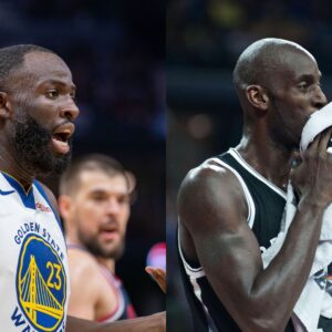 Draymond Green (L) and Kevin Garnett (R)