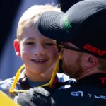 Nov 10, 2024; Avondale, Arizona, USA; Beau Reddick, son of NASCAR Cup Series driver Tyler Reddick (45) during the NASCAR Cup Series Championship race at Phoenix Raceway