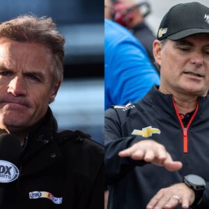 Kenny Wallace (L) and Jeff Gordon (R)