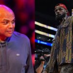 Charles Barkley (L), LeBron James (R)