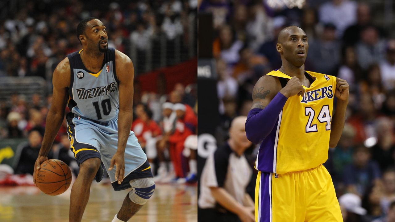 Gilbert Arenas(L) and Kobe Bryant(R)