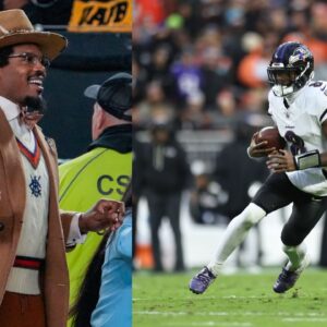 Cam Newton and Lamar Jackson