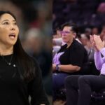 Natalie Nakase and Joe Lacob