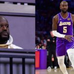 Shaquille O'Neal (L), Deandre Ayton (R)