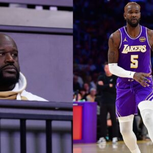 Shaquille O'Neal (L), Deandre Ayton (R)