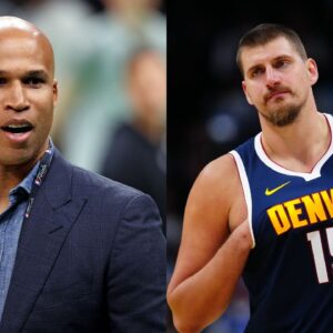 Richard Jefferson(L) and Nikola Jokic(R)