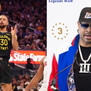 Stephen Curry (L), Allen Iverson (R)