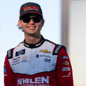 Nov 1, 2025; Avondale, Arizona, USA; NASCAR Xfinity Series driver Jesse Love (2) during the Xfinity Series Championship race at Phoenix Raceway.