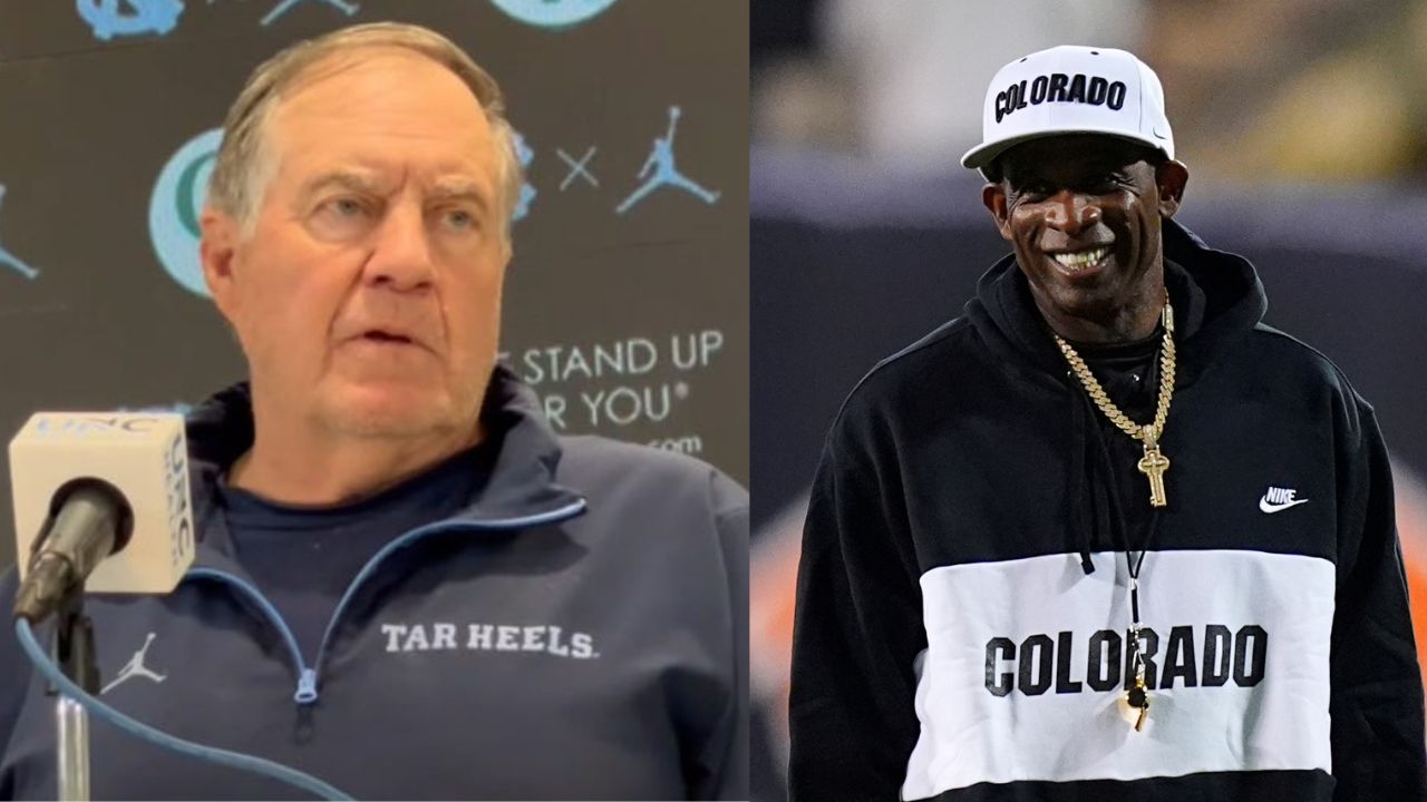 Bill Belichick and Deion Sanders