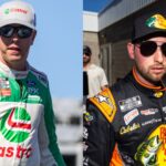 Nov 2, 2025; Avondale, Arizona, USA; NASCAR Cup Series driver Chase Briscoe (19) during the NASCAR Championship race at Phoenix Raceway
