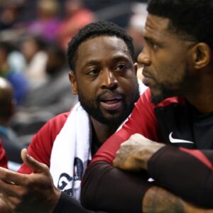 Dwyane Wade and Udonis Haslem