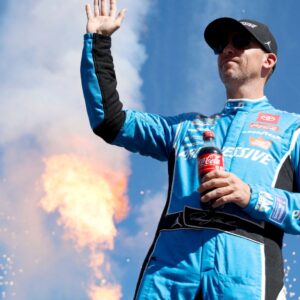 November 2, 2025, Avondale, Az, USA: DENNY HAMLIN (11) of Chesterfield, VA gets introduced for the NASCAR, Motorsport, USA Cup Series Championship in AVONDALE, AZ