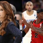 Rachel Nichols (L), OKC Thunder (R)