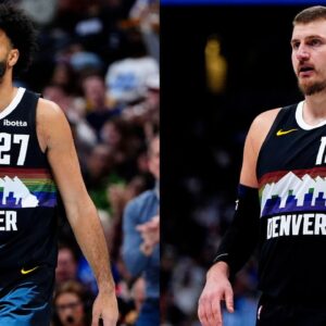 Jamal Murray (L), Nikola Jokic (R)