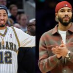 Tyrese Haliburton (L), Jayson Tatum (R)