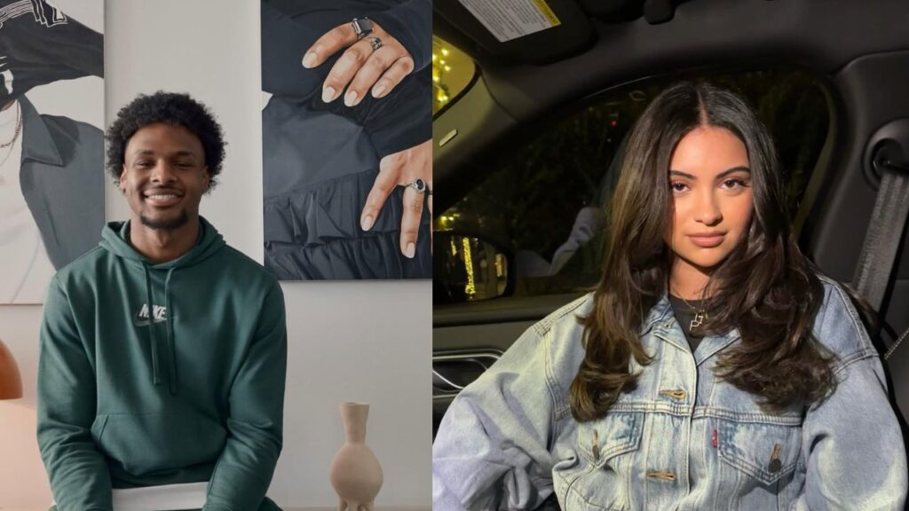 Bronny James (L), Parker Whitfield (R)