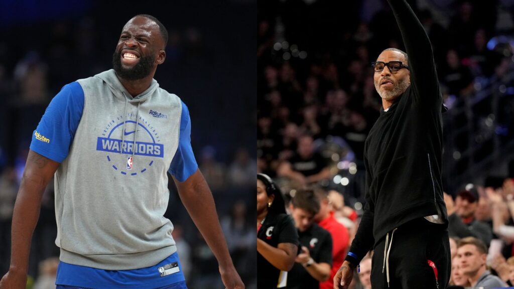 Draymond Green (L) and Kenyon Martin (R)